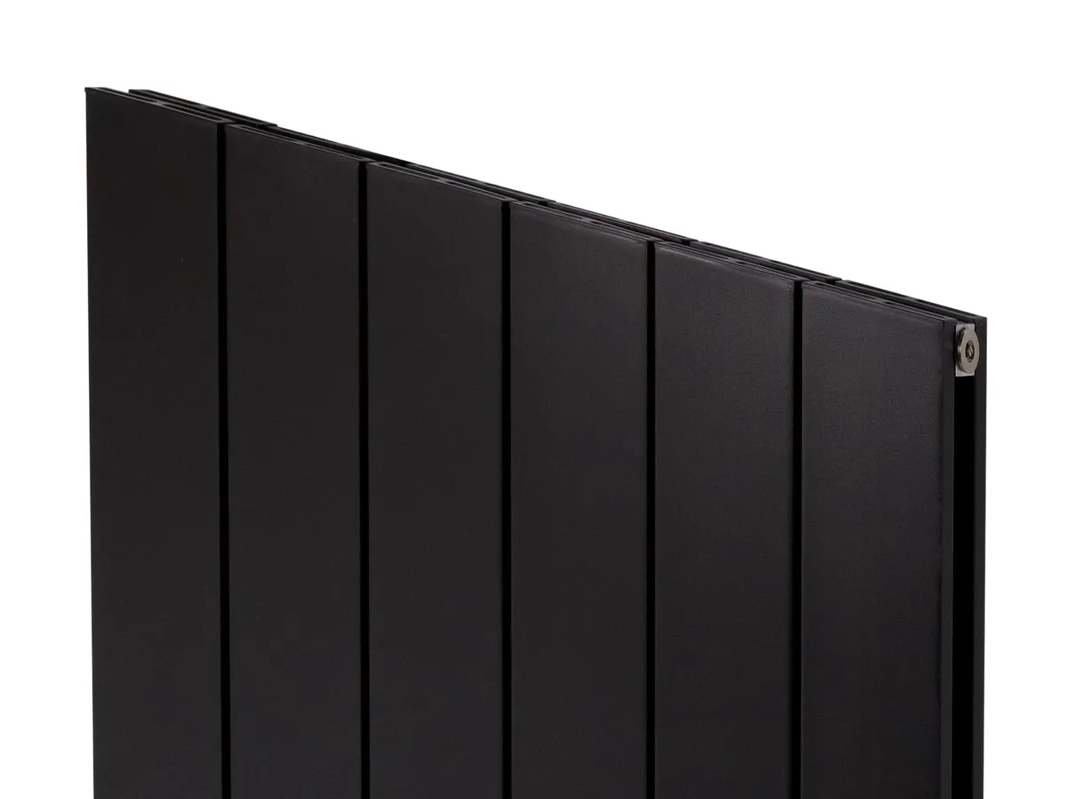 Calorifer decorativ  LOJIMAX colecția KALSEDON DOUBLE 1800x470 mm, Negru