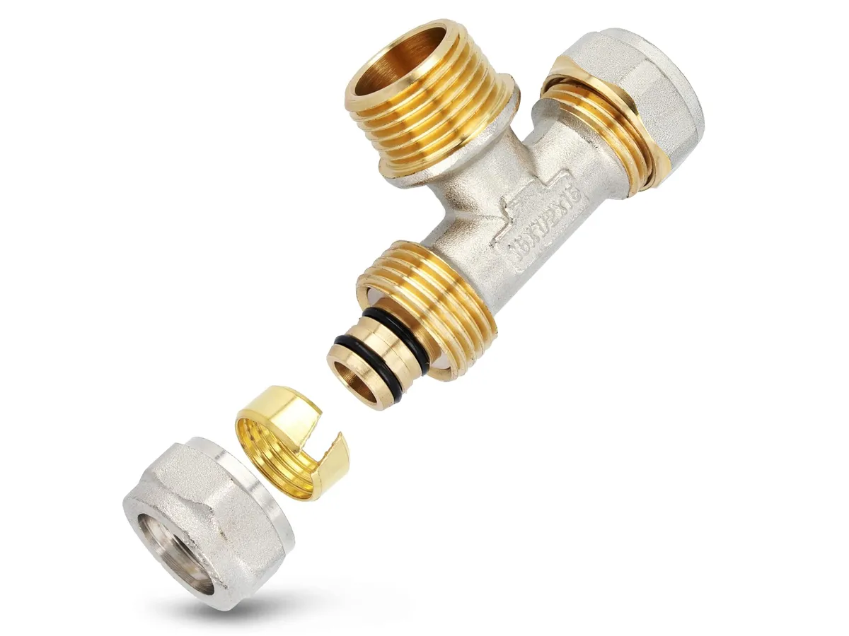  Teu pentru teava multistrat PEX-AL-PEX M 16 mm x 1/2 